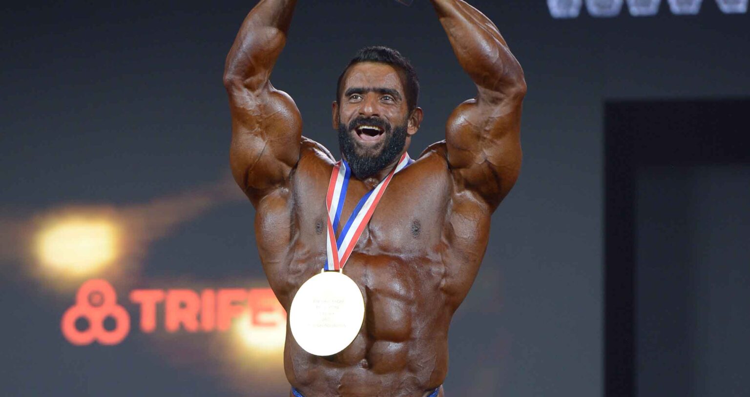 Akbar Khazaei Hadi Choopan’s first place in Mr. Olympia Competition